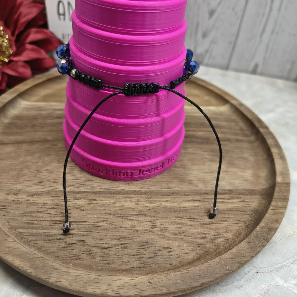 Blue Evil Eye Beaded Bracelet - Picture 3 of 5